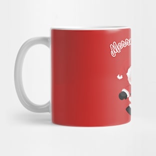 Merry christmas and Cute Santa Claus. Mug